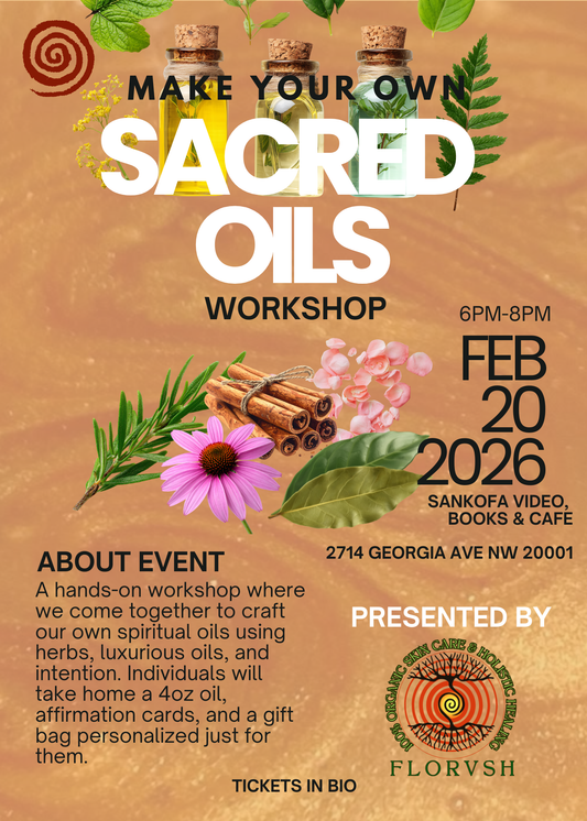 Make Your Own Sacred Oils Workshop 2/20/2026