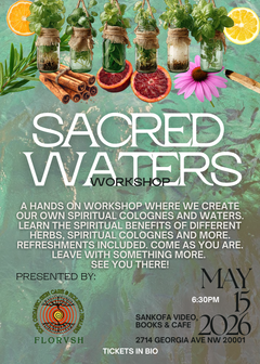 Sacred Waters Workshop 5/15/2026